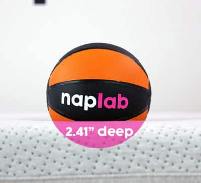 Casper Dream Max Hybrid Sinkage Test