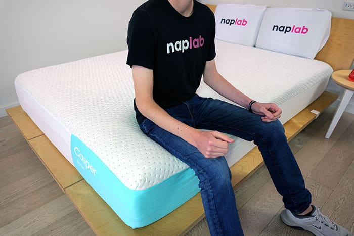 Casper Snow Hybrid 2024 Edge Sitting