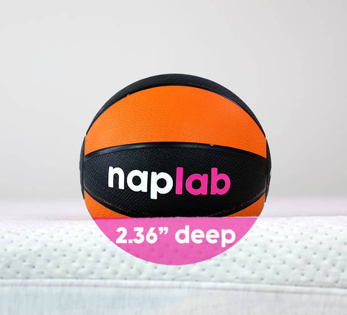 Casper Snow Hybrid 2024 Sinkage Test