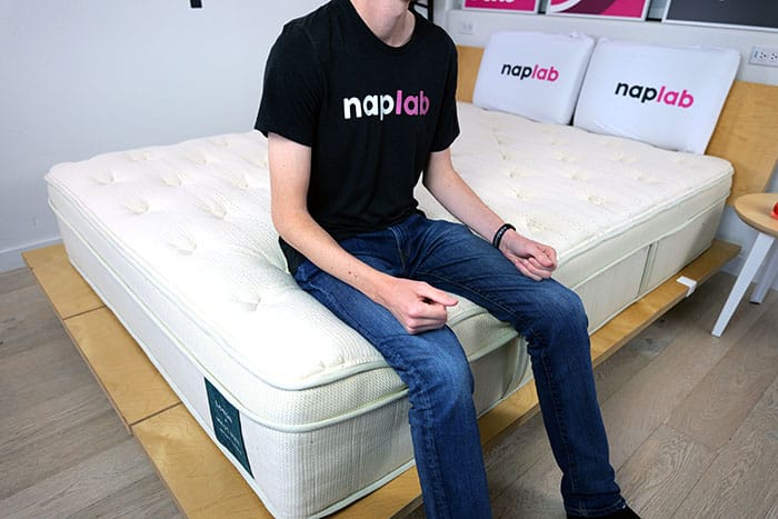 Leesa Natural Hybrid Edge Sitting