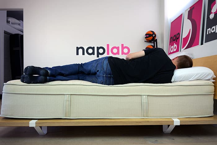 Leesa Natural Hybrid Edge Support Side Sleeping