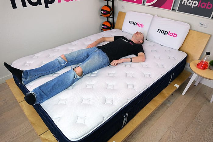 Silk And Snow Plush Hybrid Back Sleeping