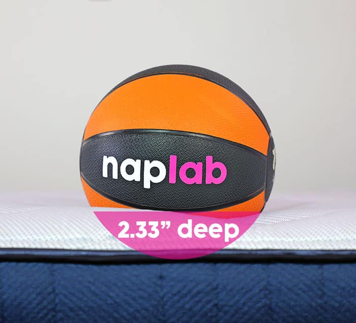 Silk And Snow Plush Hybrid Sinkage Test