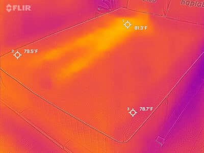 Emma Hybrid Cooling Elite After Cooling Test