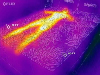 Sealy Posturepedic Plus Mount Auburn Before Cooling Test