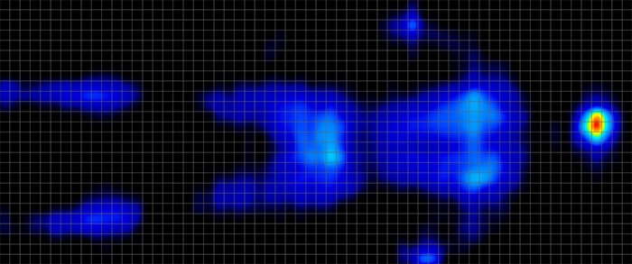 Sleep Science Copper Memory Foam Pressure Map Back