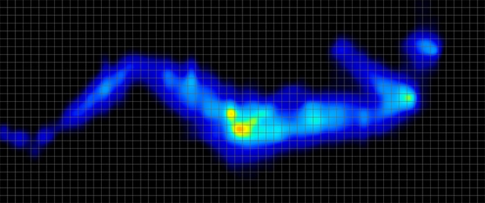 Sleep Science Copper Memory Foam Pressure Map Side 2