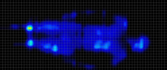 Sleep Science Copper Memory Foam Pressure Map Stomach