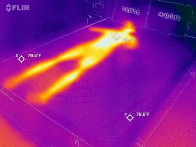 Tempur Pedic Supreme Cooling Test Before