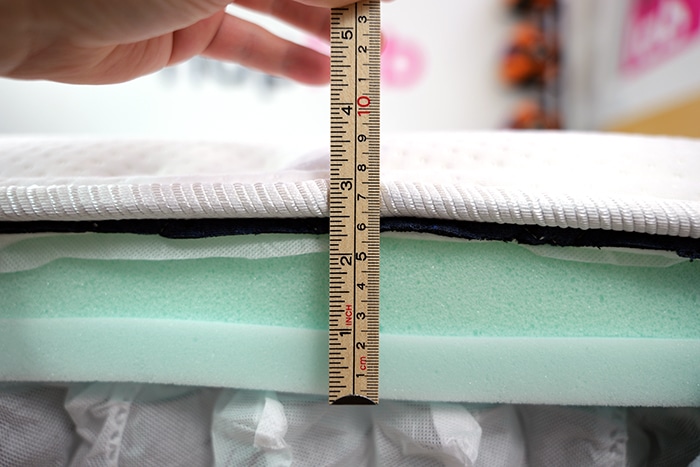 Brooklyn Bedding Signature Hybrid 2024 Measuring Top Layers