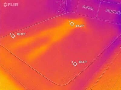 Casper Cooling Select Hybrid After Cooling Test