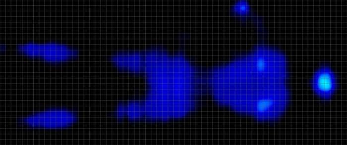 Sweetnight Starry Night Pressure Map Back