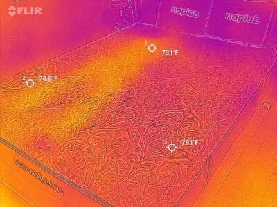 Novaform Serafina Pearl Cooling Test After