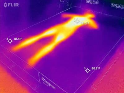 Casper Dawn Cooling Test Before Casper Dawn Cooling Test Before