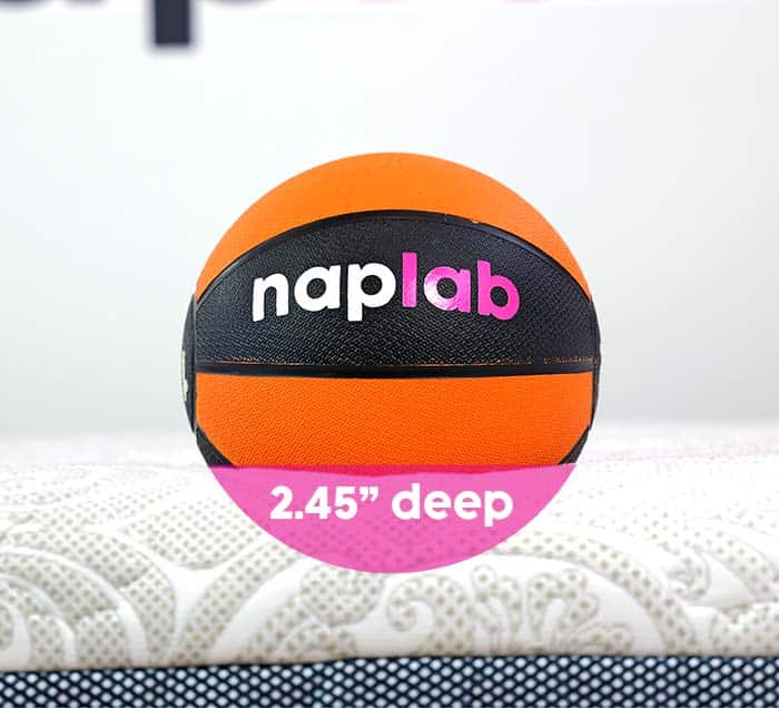 Novaform Serafina Pearl Cool Comfort Sinkage Test