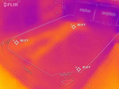Puffy Lux Hybrid 2024 After Cooling Test