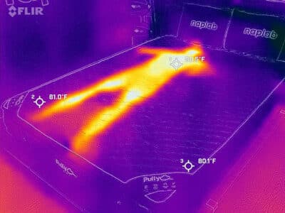 Puffy Lux Hybrid 2024 Before Cooling Test