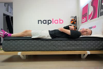 Puffy Lux Hybrid 2024 Edge Support Back Sleeping