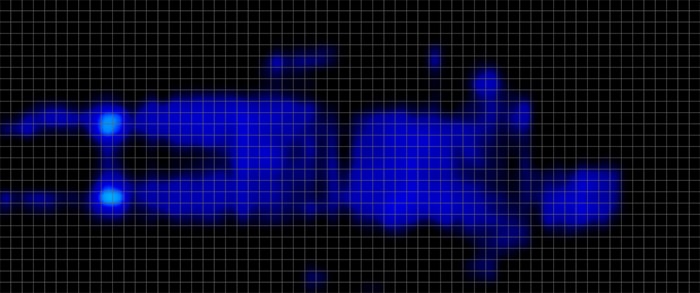 Puffy Lux Hybrid 2024 Pressure Map Stomach