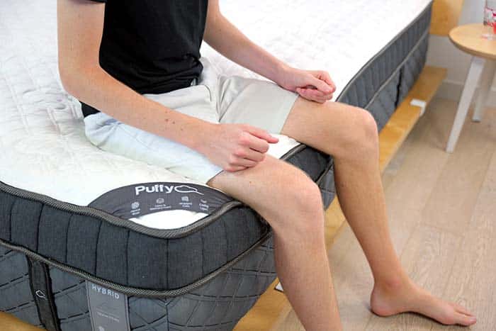 Puffy Monarch Edge Sitting