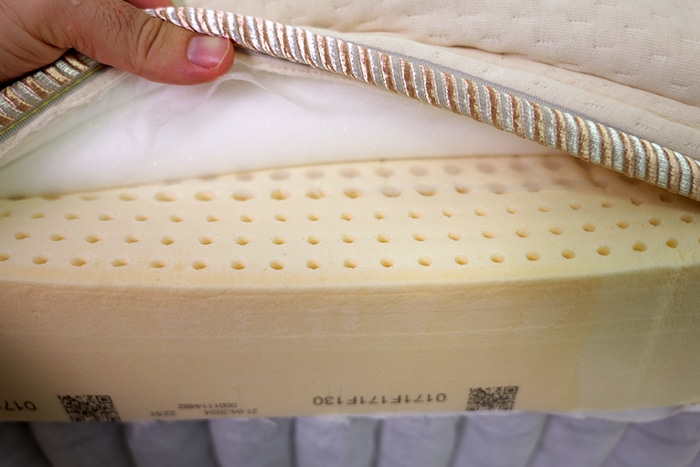 Latex Mattress Factory Luxerion Hybrid Latex Foam 