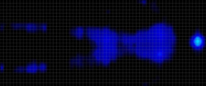 Latex Mattress Factory Luxerion Hybrid Pressure Map Back