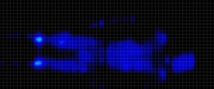 Latex Mattress Factory Luxerion Hybrid Pressure Map Stomach