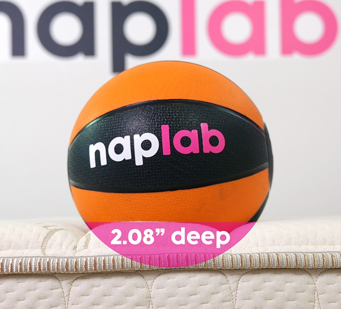 Latex Mattress Factory Luxerion Hybrid Sinkage Test