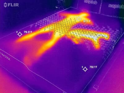 Nectar Luxe Cooling Test Before
