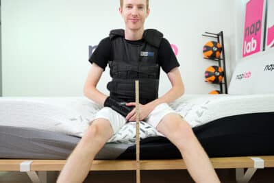 Nectar Luxe Edge Support Test With Vest