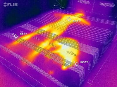 Vibe Mattress Before Cooling Test