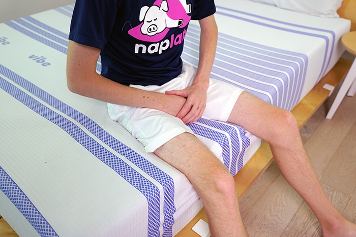 Vibe Mattress Edge Sitting