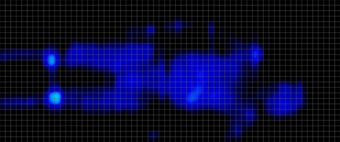 Amerisleep Organica Plush Pressure Map Stomach