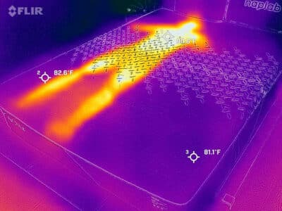 Nectar Luxe Hybrid Before Cooling Test