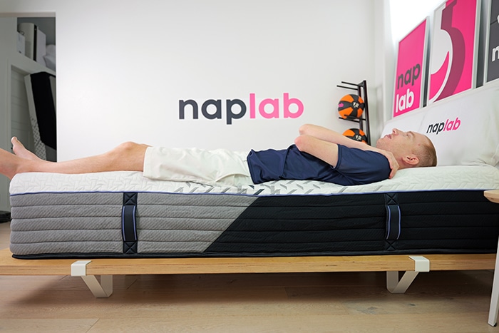 Nectar Luxe Hybrid Edge Support Back Sleeping