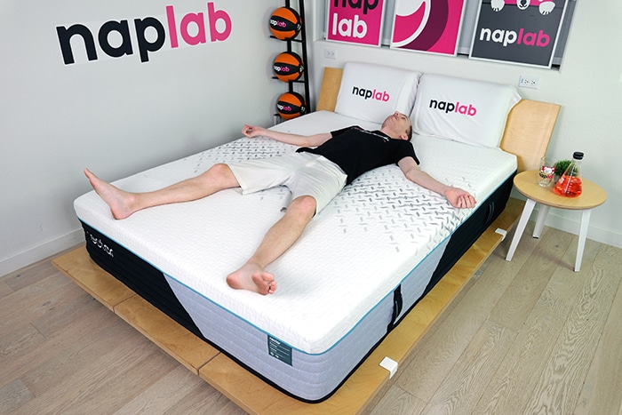 Nectar Premier Hybrid 2024 Back Sleeping