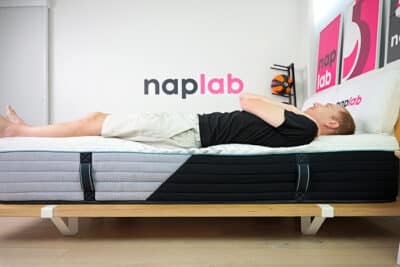 Nectar Premier Hybrid 2024 Edge Support Back Sleeping