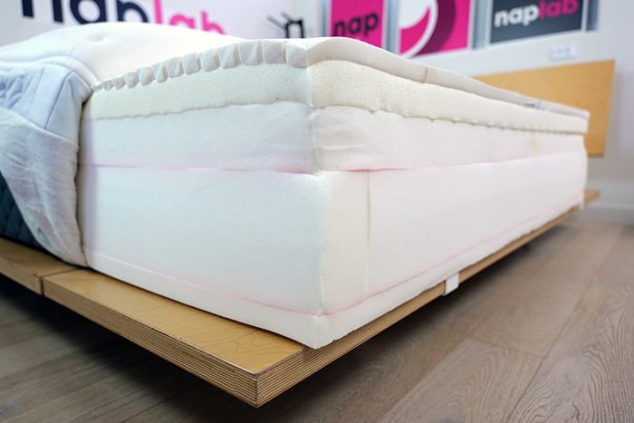 Puffy Monarch Corner Materials Exposed