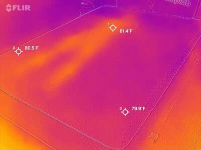 Simba Hybrid Pro Cooling Test After