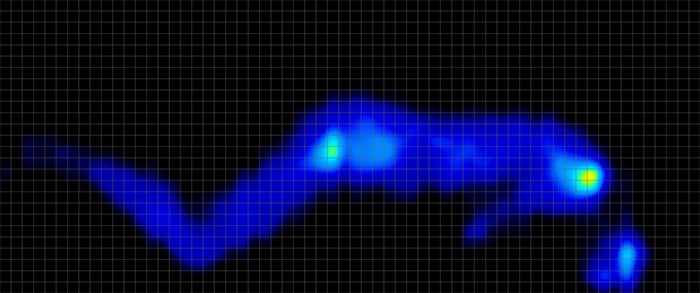 Westin Heavenly Bed Pressure Map Test Side