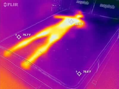 Latex Mattress Factory Luxerion Before Cooling Test Retest