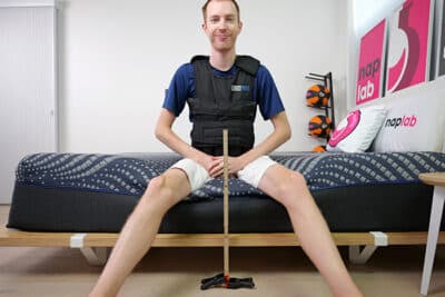 Sealy Posturepedic Plus Hybrid Edge Support Test With Vest Sealy Posturepedic Plus Hybrid Edge Support Test With Vest