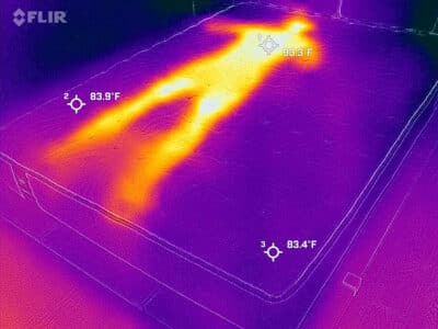 Sealy Posturepedic Spring Cooling Test Before