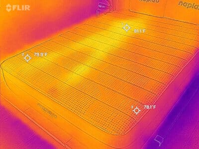 Brooklyn Bedding Copperflex Cooling Test After