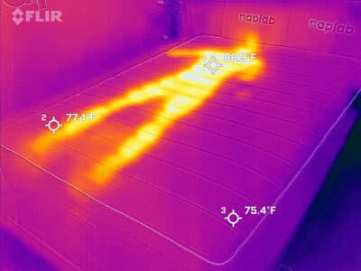 Brooklyn Bedding Copperflex Pro Before Cooling Test