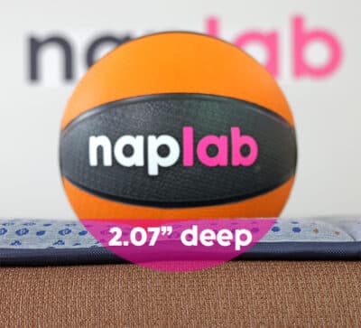 Brooklyn Bedding Copperflex Sinkage Test