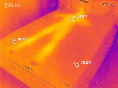 Lucid Mattress After Cooling Test