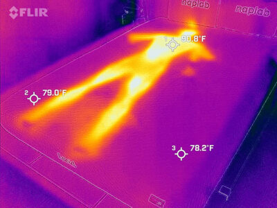 Lucid Mattress Before Cooling Test