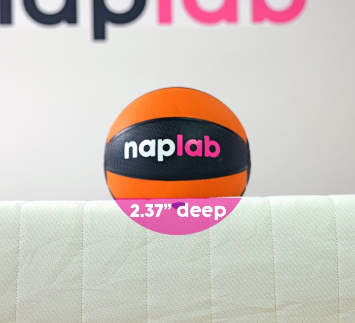 Sleeponlatex Sinkage Test