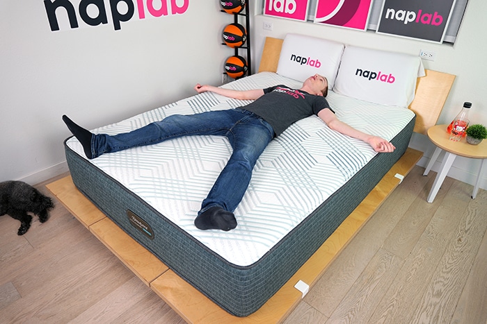 Beautyrest Pressure Smart Hybrid Back Sleeping